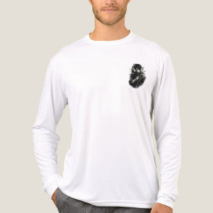 T-shirt En Tri-matière Guerrier d'anime sombre Ninja bandagé Art Grunge