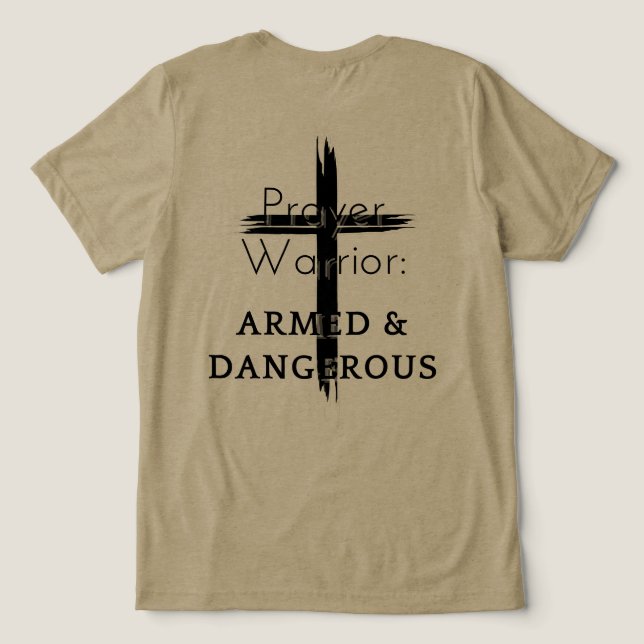 T-shirt En Tri-matière Guerrier de prière (Design Verso)