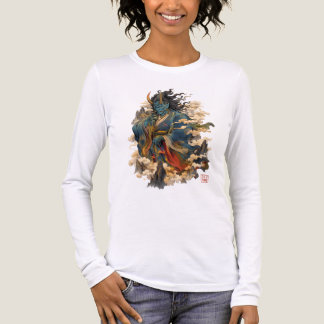 T-shirt En Tri-matière Guerrier démon Blue Oni | Mythologie japonaise Yok