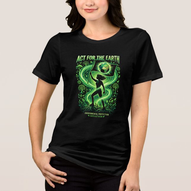 T-shirt En Tri-matière Guerrier du Climat (Recto)