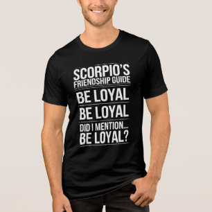 T-shirt En Tri-matière Guide d'amitié de Scorpio Citation amusante