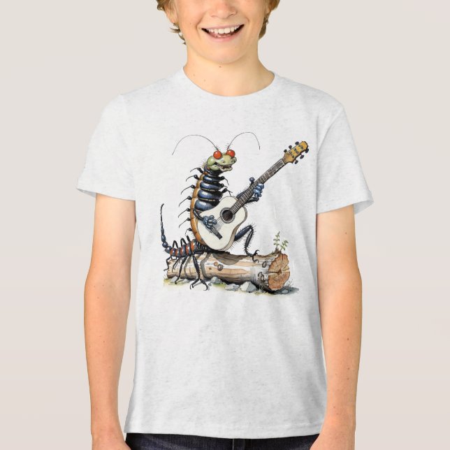 T-shirt En Tri-matière Guitariste Millipede (Recto)