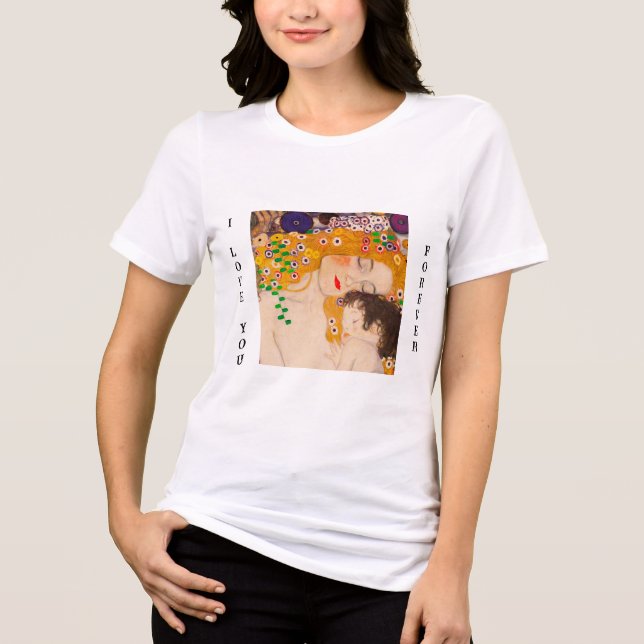 T-shirt En Tri-matière Gustav Klimt - Mother and Child (Recto)