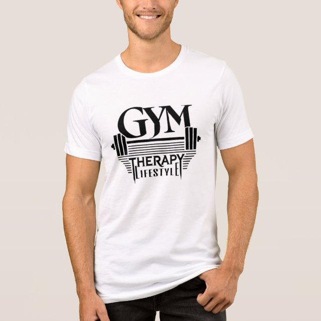 T-shirt En Tri-matière GYM Thérapie Lifestyle Tri-Blend Chemise (Recto)
