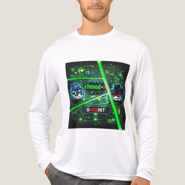 T-shirt En Tri-matière Hacker mood (Recto)