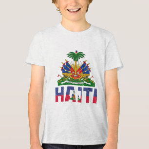T-shirt En Tri-matière Haïti Indépendance Drapeau haïtien Jour Drapeau ha