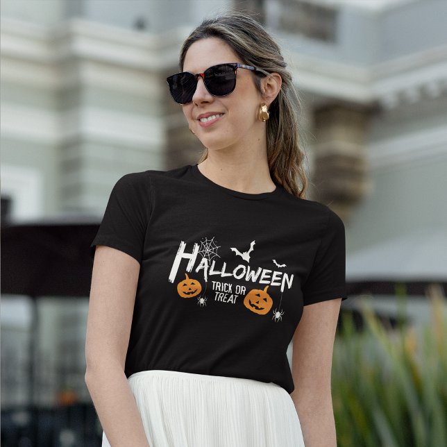 T-shirt En Tri-matière Halloween classique : Trick ou Treat (Créateur téléchargé)