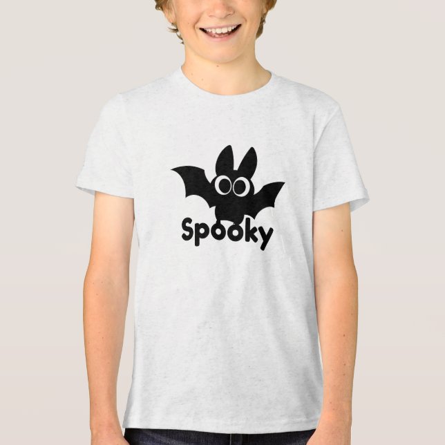 T-shirt En Tri-matière Halloween éffrayante chauve-souris noire personnal (Recto)