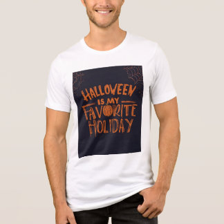 T-shirt En Tri-matière Halloween est mon T Shirt de design préféré 