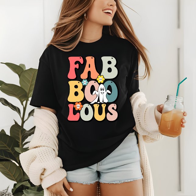 T-shirt En Tri-matière Halloween Faboolous Ghost Retro Super Funny (Créateur téléchargé)