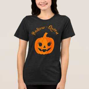 T-shirt En Tri-matière Halloween Hallow-Queen Jack-O-Lantern Custom
