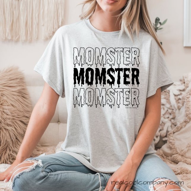 T-shirt En Tri-matière Halloween Momster Bella Canvas (Créateur téléchargé)