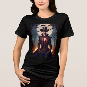 T-shirt En Tri-matière Halloween Steampunk Gothique Zombie Vampire