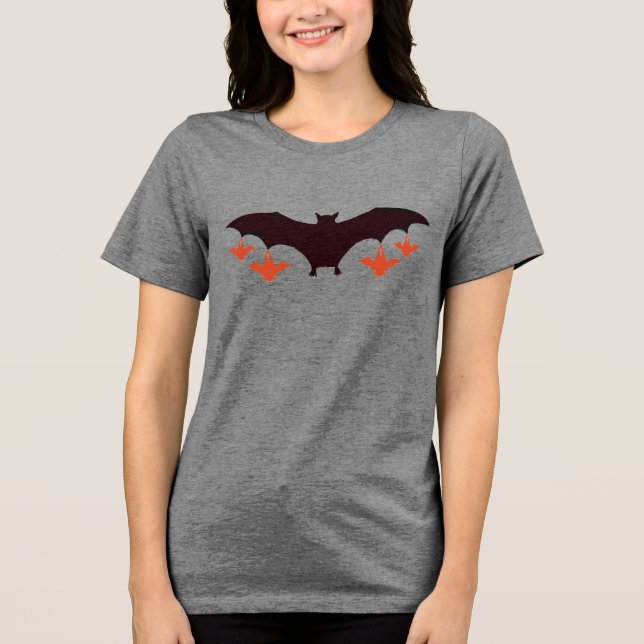 T-shirt En Tri-matière Halloween tee bat vacances (Recto)