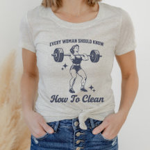Haltérophilie Drôle Rétro Barbell Clean