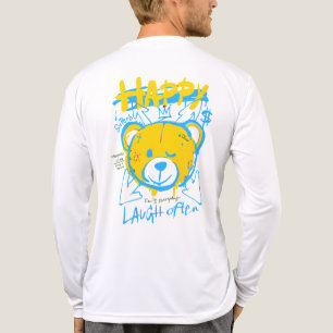 T-shirt En Tri-matière Happy Bear dans le style Graffiti