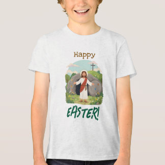 T-shirt En Tri-matière Happy Easter Season Well Wishes Good Friday