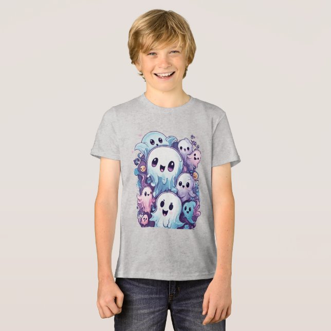 T-shirt En Tri-matière Happy Ghost Party Unisex T-Shirt (Recto plein)