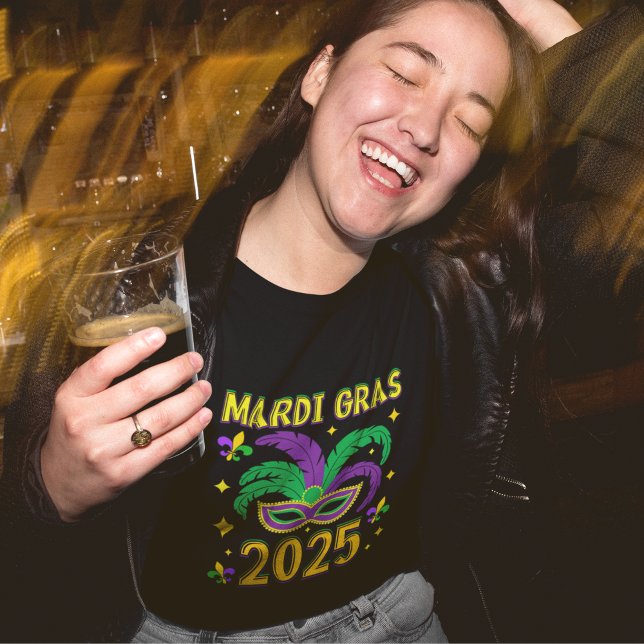 T-shirt En Tri-matière Happy Mardi Gras 2025  (Créateur téléchargé)