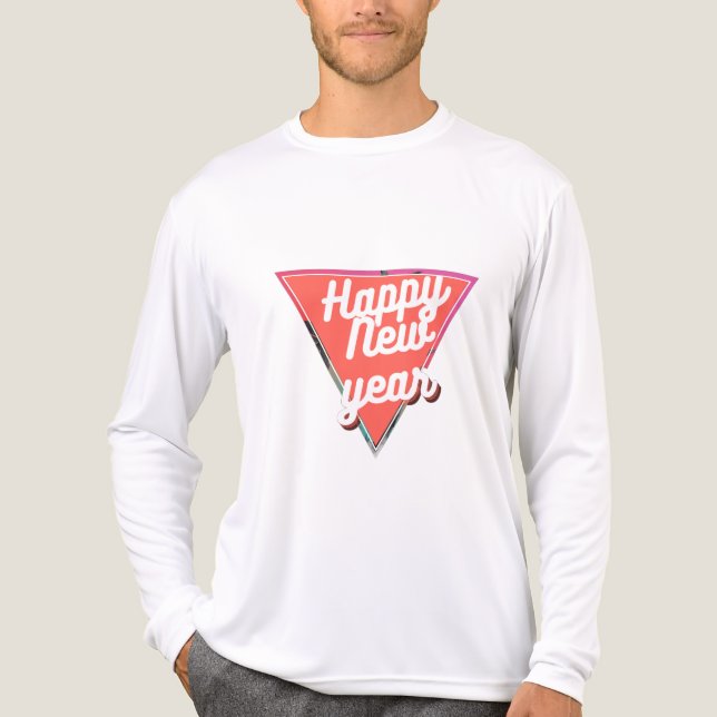 T-shirt En Tri-matière Happy New Year 2026 T-Shirt | Festive Celebration  (Recto)