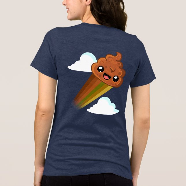 T-shirt En Tri-matière Happy "Pudding" with Boost Back Print - Happy Jump (Verso)