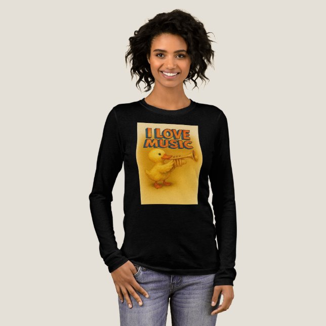 T-shirt En Tri-matière Happy Quack Melody (Recto complet)