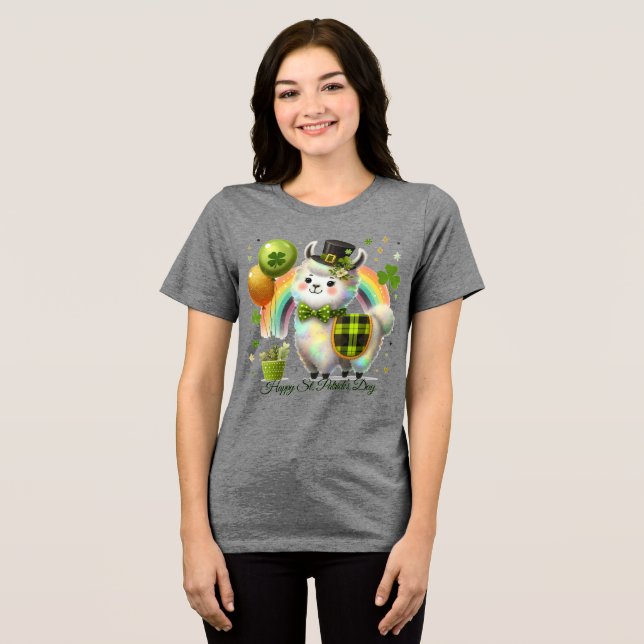 T-shirt En Tri-matière Happy St. Patrick Femmes (Recto plein)