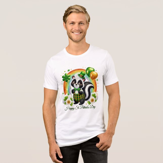 T-shirt En Tri-matière Happy St. Patrick Hommes  (Recto plein)