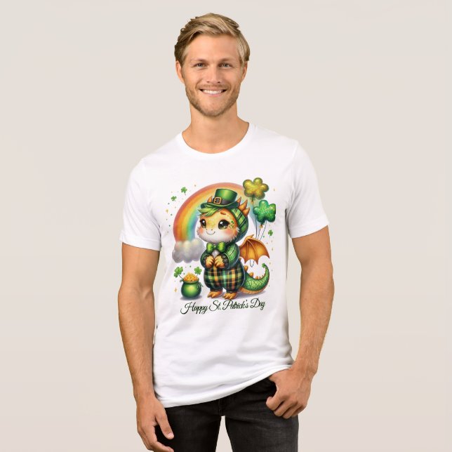 T-shirt En Tri-matière Happy St. Patrick Hommes  (Recto plein)