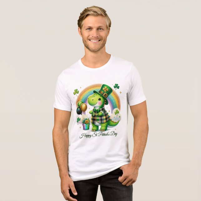 T-shirt En Tri-matière Happy St. Patrick’s Men’s  (Recto plein)
