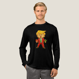 T-shirt En Tri-matière Happy Trump Funny Trump Bull Bear Trump Meme Chibi