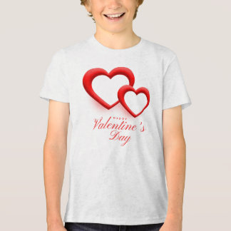 T-shirt En Tri-matière Happy Valentine’s Day Heart Love Design-23540