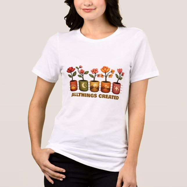 T-shirt En Tri-matière Harmonie Terre de Feu (Recto)