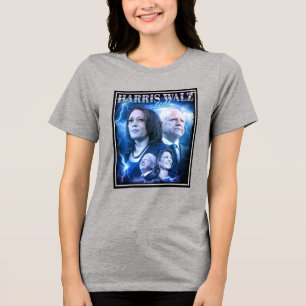 T-shirt En Tri-matière Harris Walz 2024 Retro 90s Style