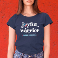 Harris Walz Joyful Warrior USA Heart Flag Election