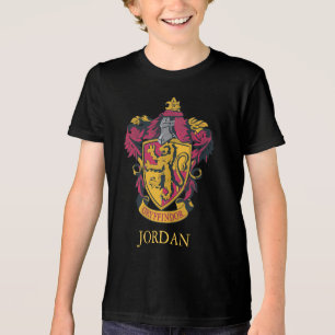 T-shirt En Tri-matière Harry Potter   Blason de Gryffindor Or et Rouge