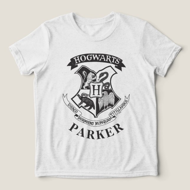 T-shirt En Tri-matière Harry Potter | Blason Rétro de Poudlard (Design Recto)