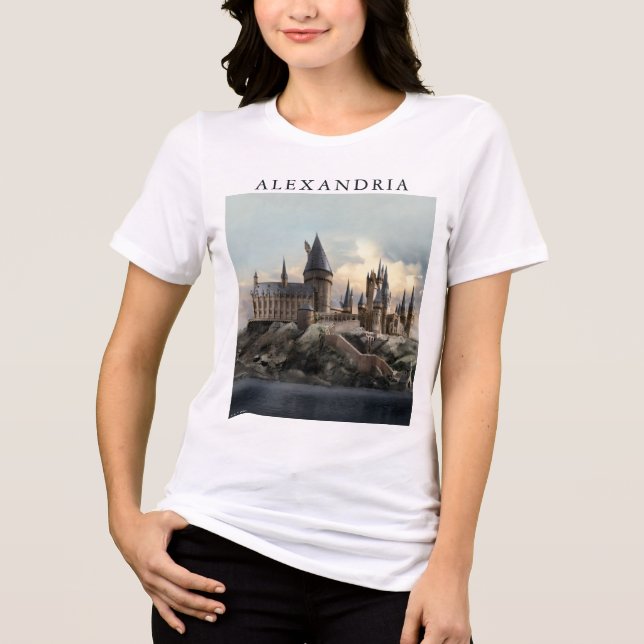 T-shirt En Tri-matière Harry Potter | Château de Poudlard de jour (Recto)