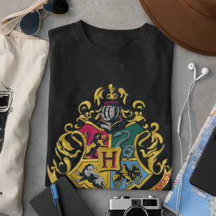 T-shirt En Tri-matière Harry Potter   Cimier de Poudlard - Couleur complè