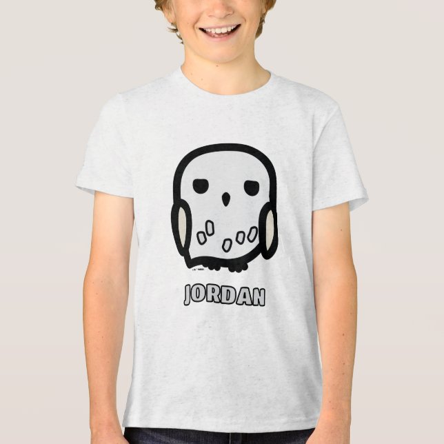 T-shirt En Tri-matière Hedwig Cartoon Character Art (Recto)