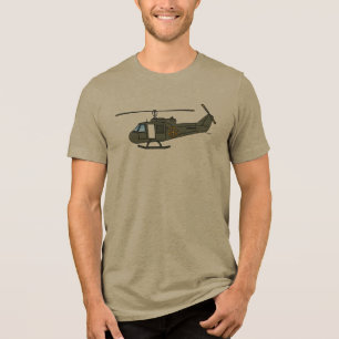 T-shirt En Tri-matière Helicopter Army UH1 HUEY