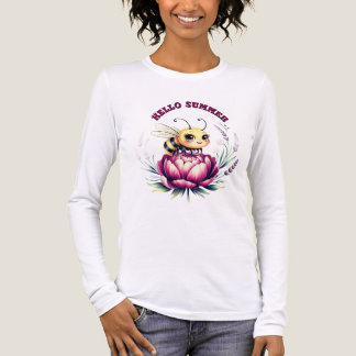 T-shirt En Tri-matière Hello summer baby bodysuit