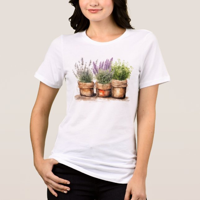 T-shirt En Tri-matière Herbaliste Plante (Recto)