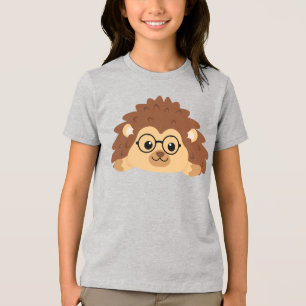 T-shirt En Tri-matière Hérisson avec lunettes
