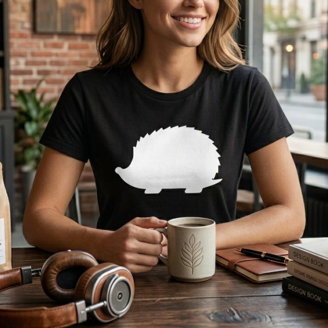 T-shirt En Tri-matière Hérisson Blanc (Créateur téléchargé)