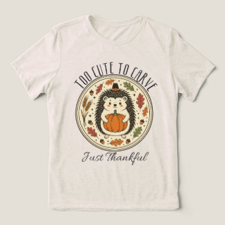 T-shirt En Tri-matière Hérisson de Thanksgiving