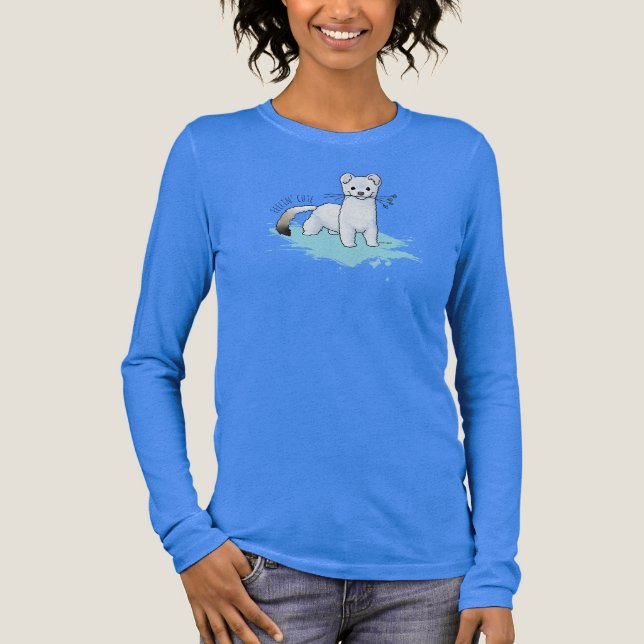 T-shirt En Tri-matière Hermine mignonne (Recto)