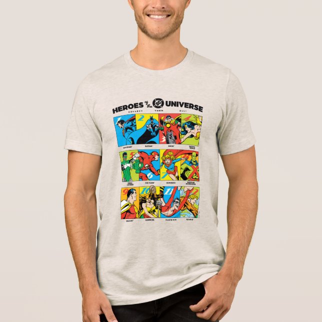 T-shirt En Tri-matière Heroes of the DC™ Universe (Recto)