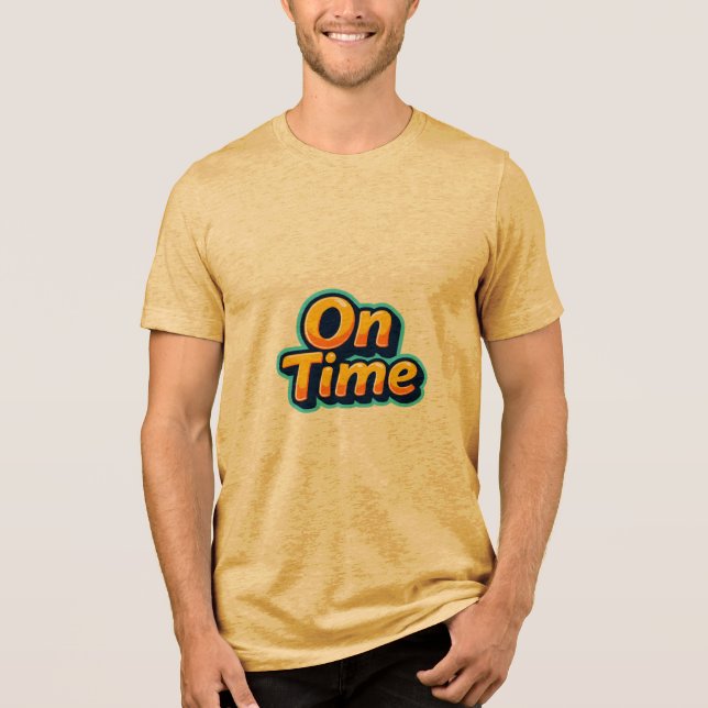 T-shirt En Tri-matière Heure (Recto)