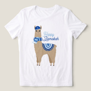 T-shirt En Tri-matière Heureux Llamakah Funny Hanoukka